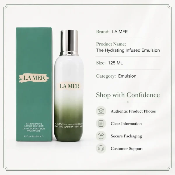La Mer The Hydrating Infused Emulsion 125ml – Lightweight Moisturizer