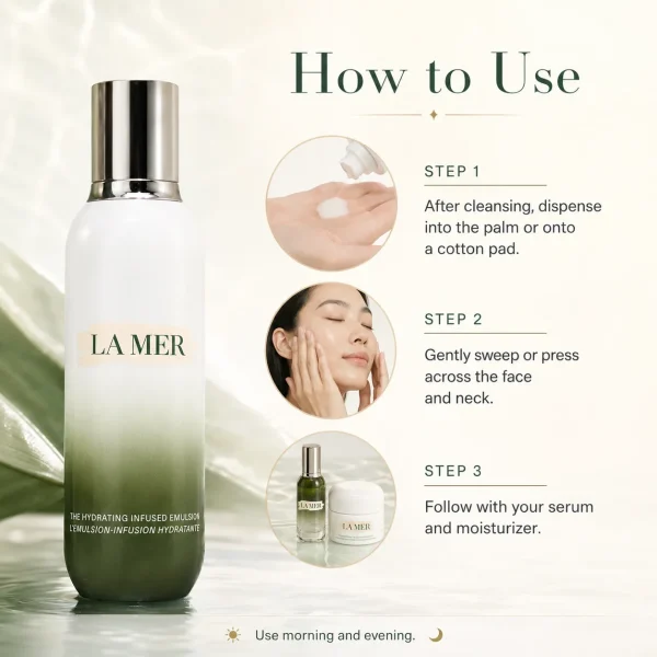 La Mer The Hydrating Infused Emulsion 125ml – Lightweight Moisturizer