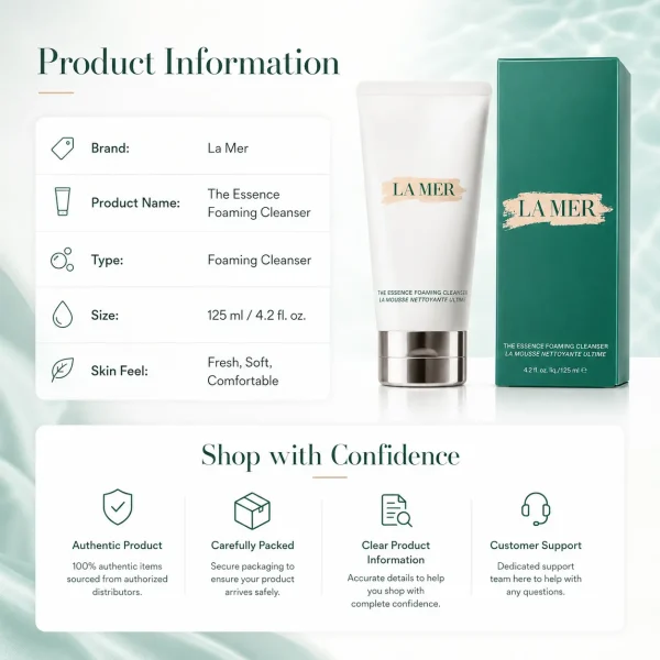La Mer Essence Foaming Cleanser 125ml – Facial Cleanser