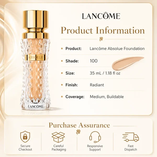 Lancôme Absolue The Fluid Foundation 35ml – Shade 100