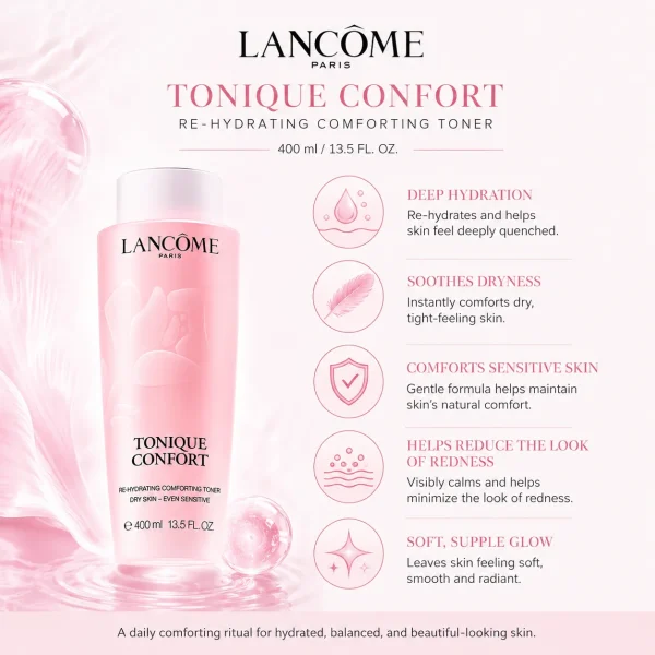 Lancôme Tonique Confort Hyaluronic Acid Toner 400ml