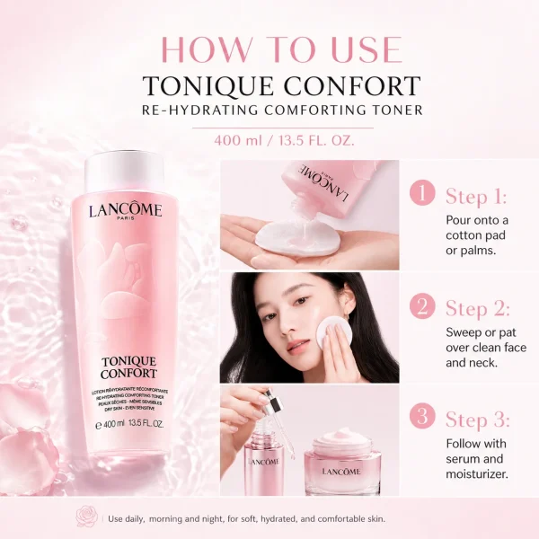 Lancôme Tonique Confort Hyaluronic Acid Toner 400ml