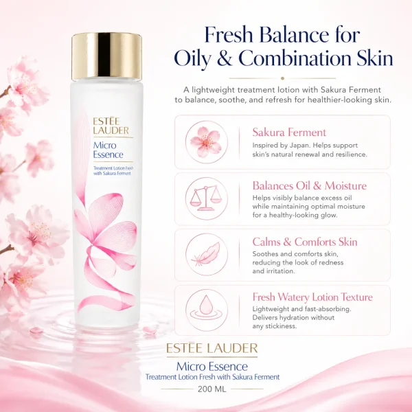 ChatGPT Image 2026年7月17日 09_50_56 (3) Estée Lauder Micro Essence Sakura Treatment Lotion 200ml