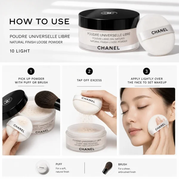 CHANEL Poudre Universelle Libre Natural Finish Loose Powder 10 Light 30g
