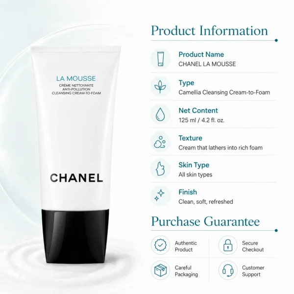 CHANEL La Mousse Camellia Cleanser 125ml CHANEL La Mousse Camellia Cleanser 125ml