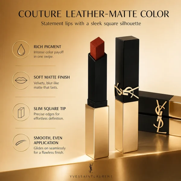 YSL The Slim Lipstick – Rich Color & Modern Satin Finish