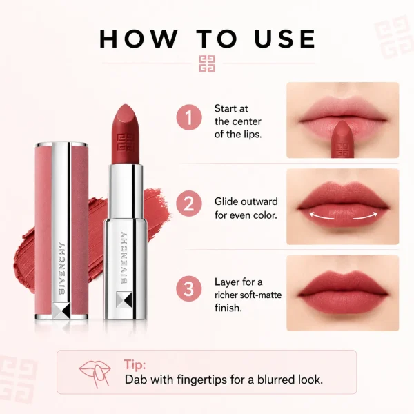 ChatGPT Image 2026年7月18日 11_30_27 (5) Givenchy Lipstick – Rich Color & Elegant Satin Finish