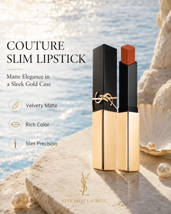 YSL Rouge Pur Couture The Slim Lipstick – Rich Color & Elegant Matte Finish