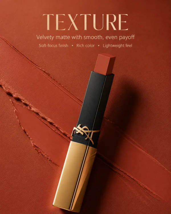 YSL Rouge Pur Couture The Slim Lipstick – Rich Color & Elegant Matte Finish