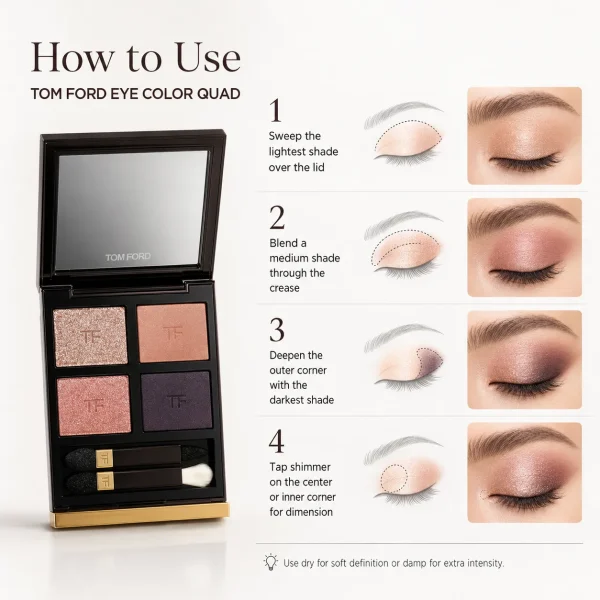 TOM FORD Eye Color Quad – Four-Shade Luxury Eyeshadow Palette