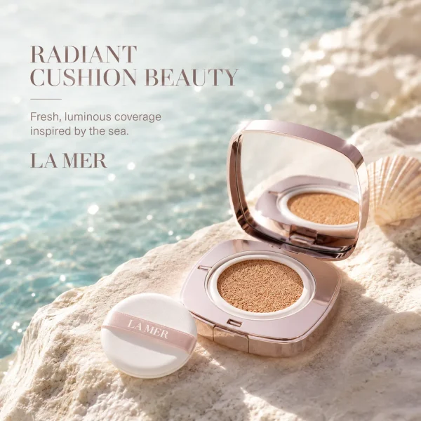 La Mer Cushion Foundation – Hydrating Coverage & Natural Radiant Finish