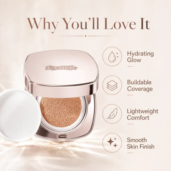 La Mer Cushion Foundation – Hydrating Coverage & Natural Radiant Finish
