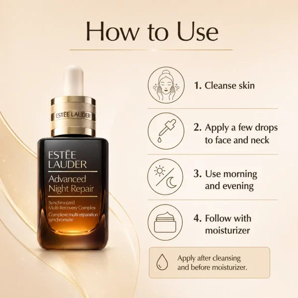 Estée Lauder Advanced Night Repair Serum 100ml – Hydrating & Radiance-Boosting Facial Serum