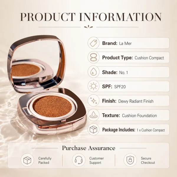 LA MER The Radiant Skin Cushion Foundation Shade 01