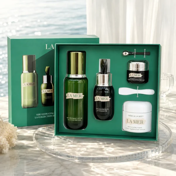 LA MER 4-Piece Skin Care Set (Crème de la Mer + Treatment Lotion + The Concentrate + Eye Concentrate)