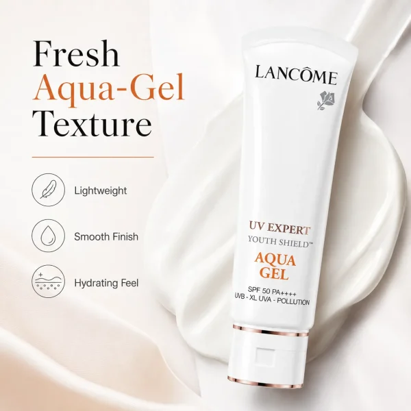 Lancôme UV Expert Aquagel Defense Sunscreen SPF50 50ml White Tube New Version