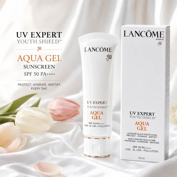 Lancôme UV Expert Aquagel Defense Sunscreen SPF50 50ml White Tube New Version