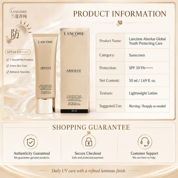 ChatGPT Image 2026年8月5日 12_05_46 (6) Lancôme Absolue UV Sunscreen 50ml