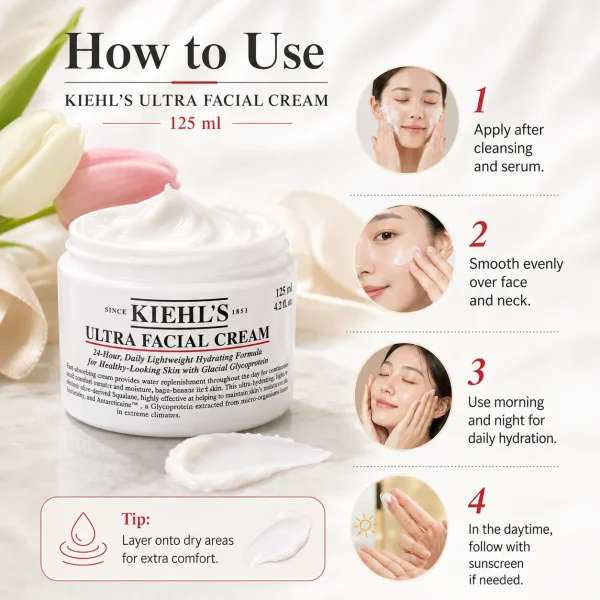 Kiehl's Ultra Facial Oil-Free Cream 125ml Large Size