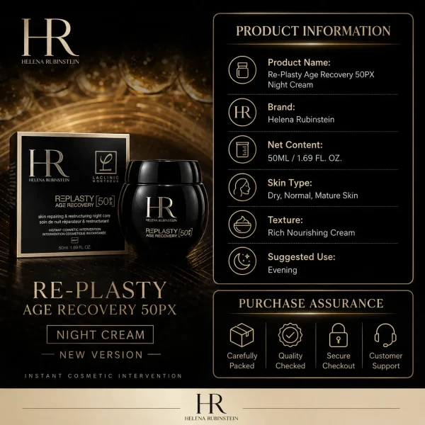 Helena Rubinstein Prodigy Reversis Black Bandage Cream 50ml New Version