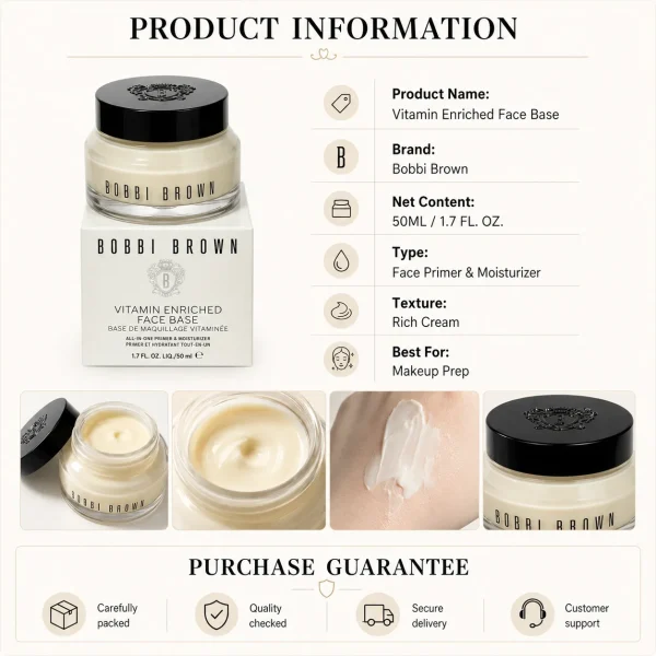 ChatGPT Image 2026年8月5日 14_38_38 (6) Bobbi Brown Vitamin Enriched Face Base Primer 50ml
